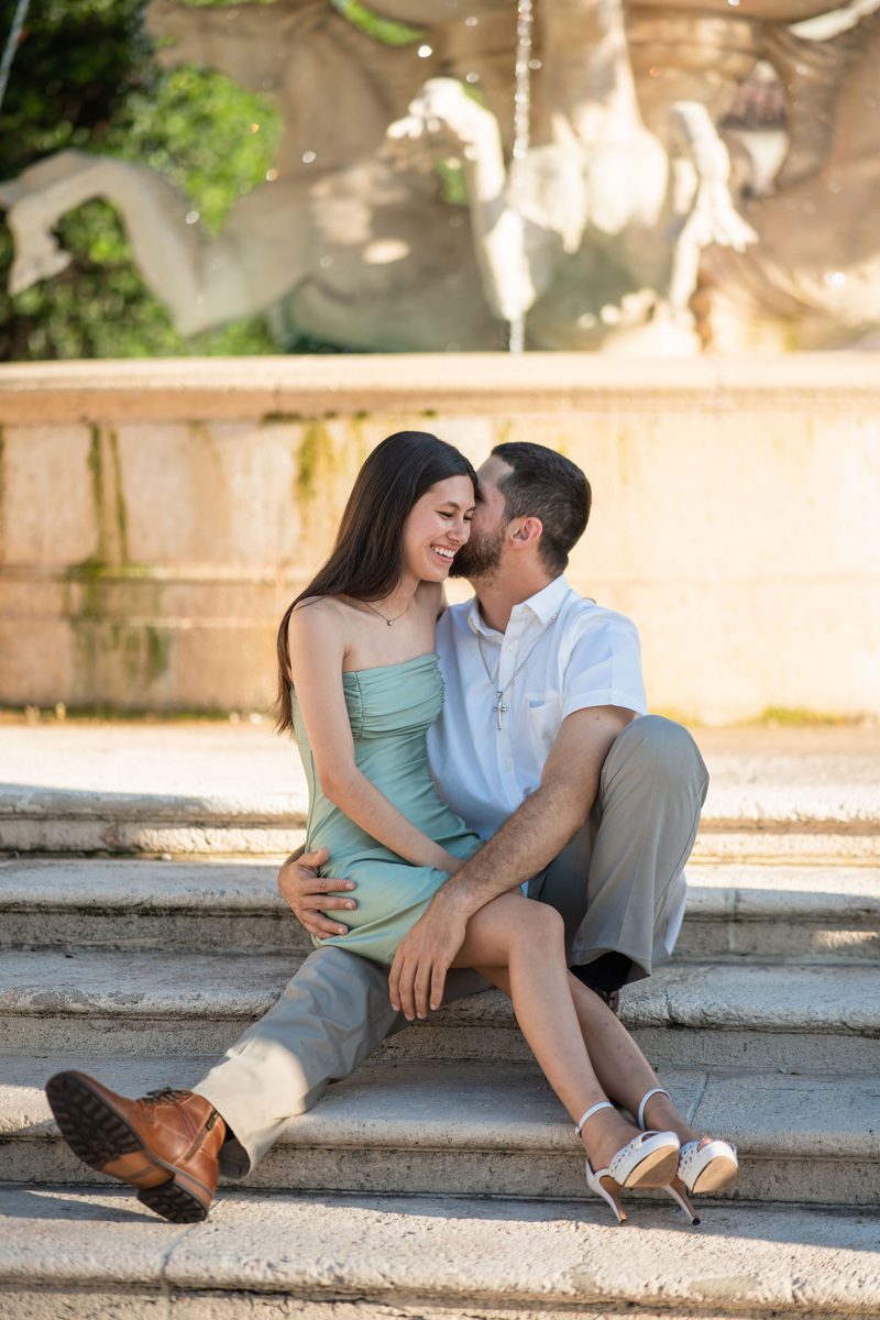 Haley & Andrew engagement photo 28 at Ever After Farms Ranch Wedding Venue