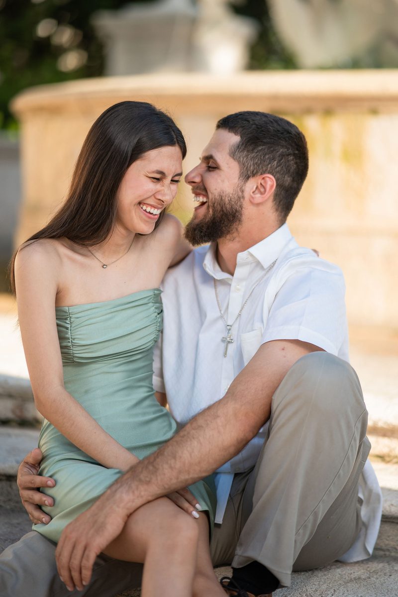 Haley & Andrew engagement photo 30 at Ever After Farms Ranch Wedding Venue