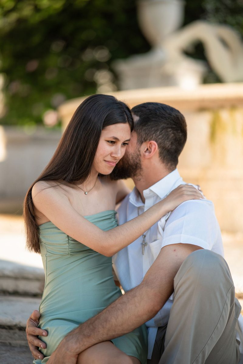Haley & Andrew engagement photo 32 at Ever After Farms Ranch Wedding Venue
