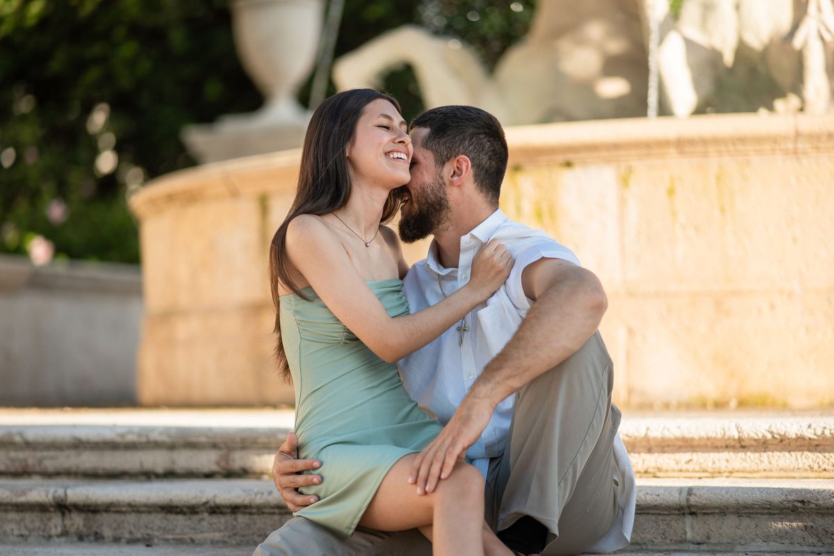 Haley & Andrew engagement photo 34 at Ever After Farms Ranch Wedding Venue