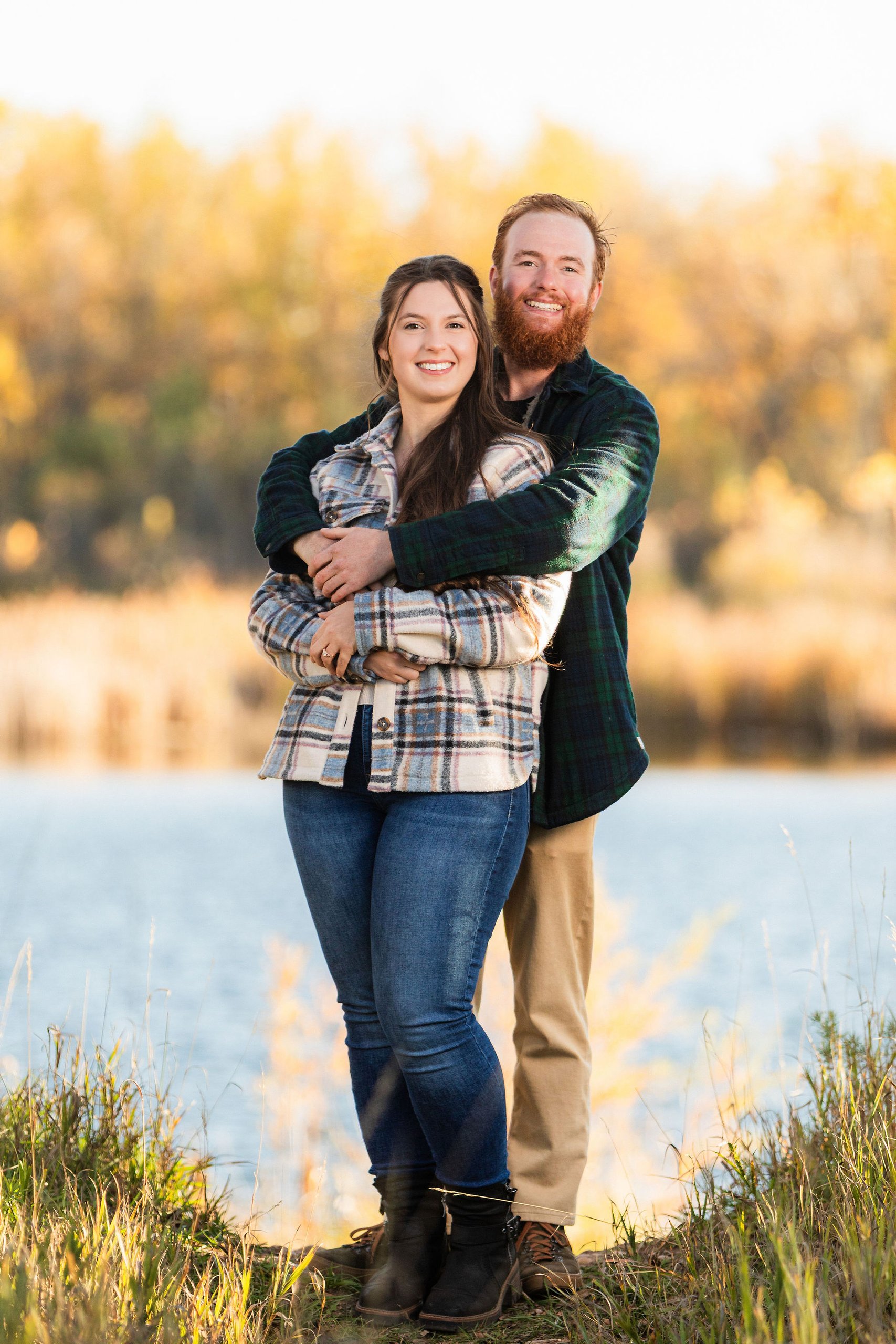 Jade & Jared engagement photo 1 at McMurry Natural Area
