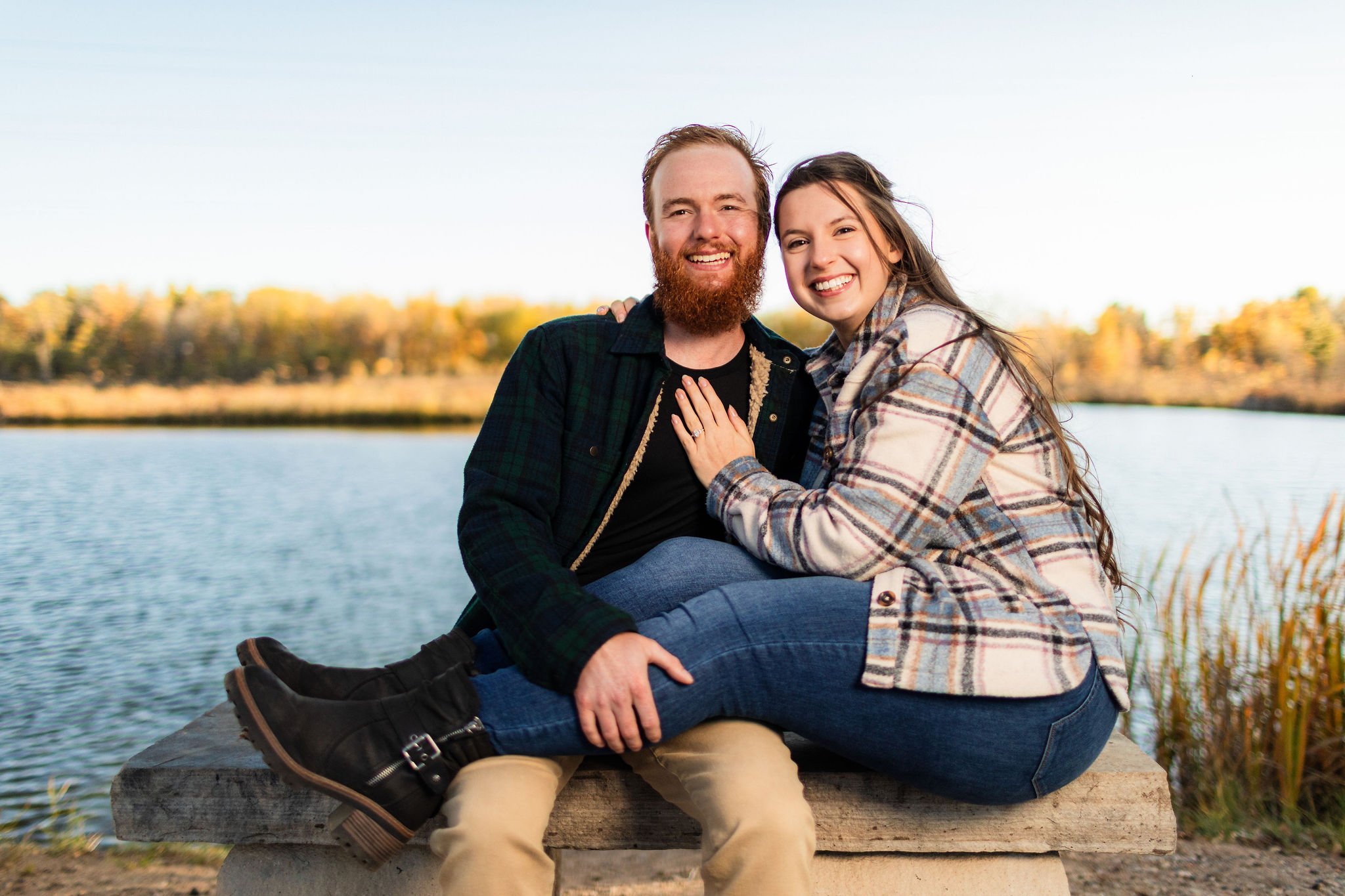 Jade & Jared engagement photo 5 at McMurry Natural Area