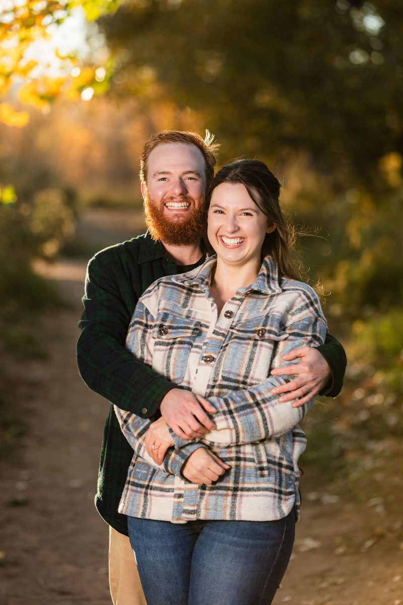 Jade & Jared engagement photo 10 at McMurry Natural Area
