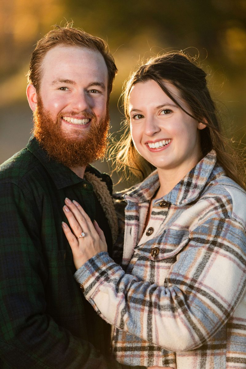 Jade & Jared engagement photo 11 at McMurry Natural Area