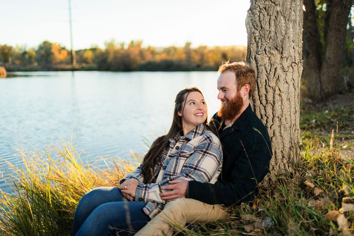 Jade & Jared engagement photo 14 at McMurry Natural Area