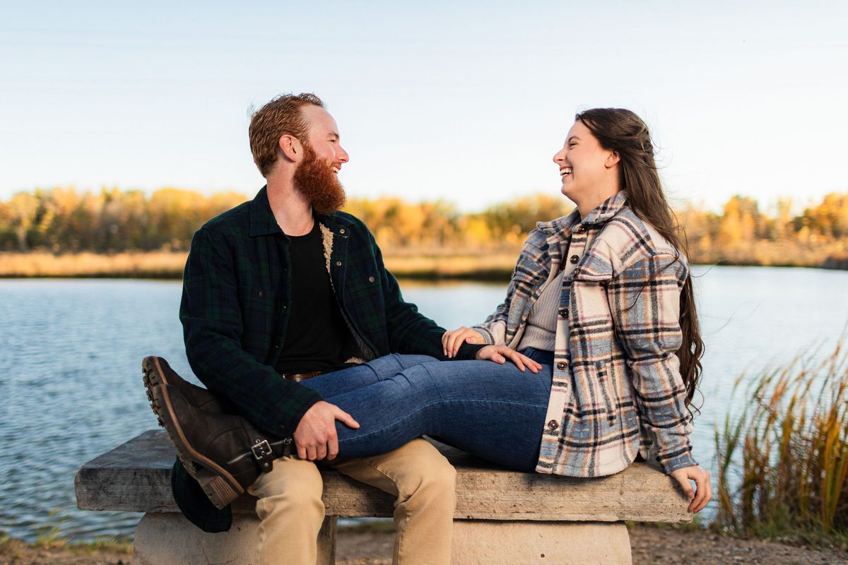 Jade & Jared engagement photo 6 at McMurry Natural Area